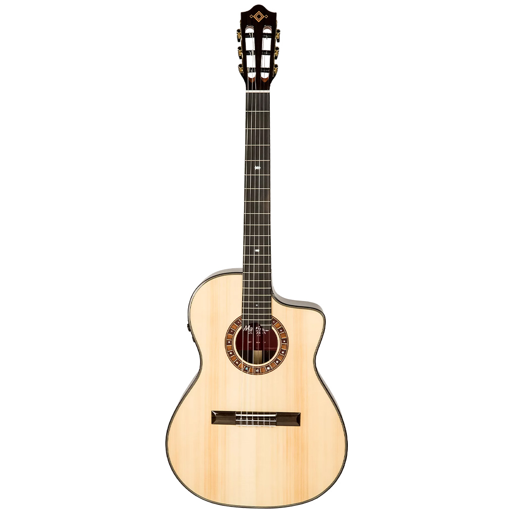 Martinez MP-14 Ziricote Crossover Serisi Elektro Klasik Gitar